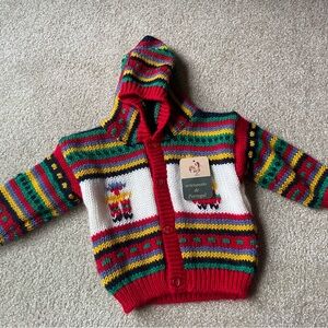 Handmade in Portugal Striped Hooded Sweater Infant Toddler